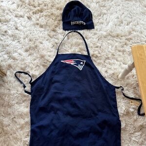 New England Patriots Apron and Chef Hat Set